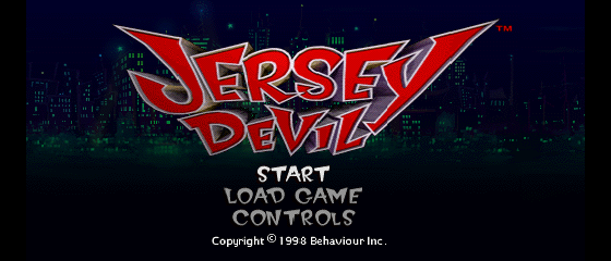 Jersey Devil Title Screen